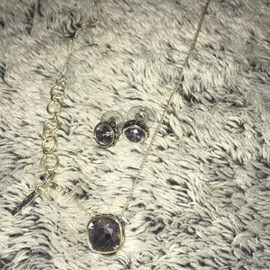Nine West necklace and earrings
